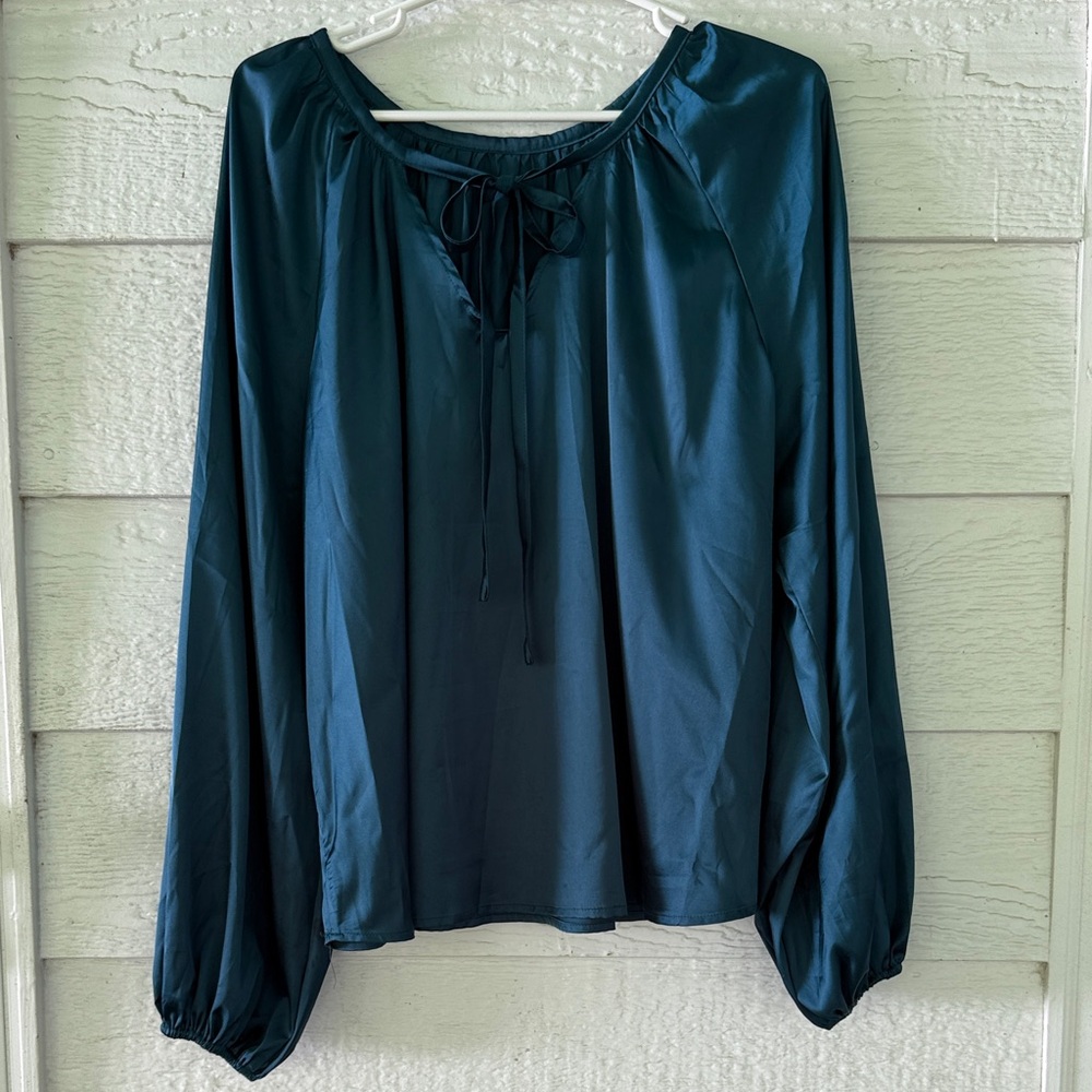 Elegant Teal Women's Top